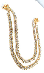 Gold Plated & Brass Stylish Kolusu Ghungroo Golden Anklets, Handcrafted Anklets, Indian anklet, Gold ankle bracelet pair for women