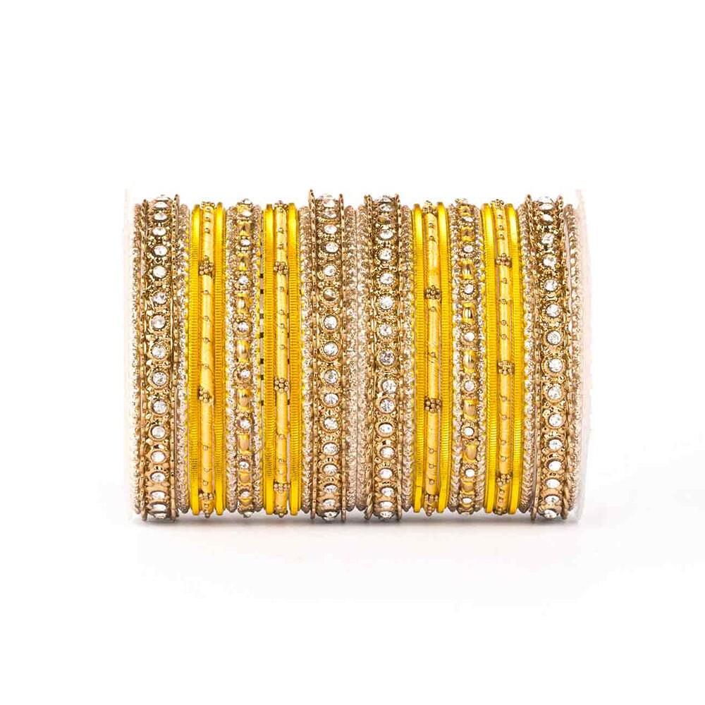 Indian Bangle set , Bridal Bangles, Thread Bangle Set, Stone & Silk Threads Bridal Bangle Set for Women, Indian Bollywood Jewelry for Girls