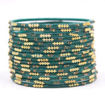 Indian Bangles Set 16 Meenakari Bangles Golden Stones, Indian Jewelry, Bangles Bridal Bangles for Women, Indian Bangles, Bollywood Jewelry