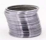 Indian Bangles Set 24 Shining Metal Bangles, Indian Jewelry, Bridal Bangles for Women, Indian Bangles, Bollywood Jewelry