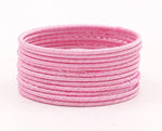 Indian Bangles, 12 Plain Silk Thread Bangle Set, Indian Jewelry, Bridal Bangles for Women, Indian Bangles, Bollywood Jewelry, Chudiyan