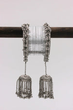 Shinning Ghungroo Bangle Set With Silver Tassel Bangles, Latkan Wedding Bangles for Girls, Lightweight Jewelry Bridal Bangles