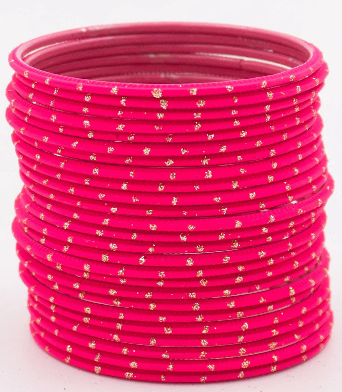 Indian Bangle Set 24 Plain Matte Textured Bangles, Metal Bangles Indian Jewelry / Bangles Bridal Bangles for Women