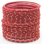 Indian Bangle Set 24 Plain Matte Textured Bangles, Metal Bangles Indian Jewelry / Bangles Bridal Bangles for Women