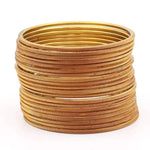 Indian Bangles Set 24 Dual Textured Bangles, Indian Jewelry, Bangles Bridal Bangles for Women, Indian Bangles, Bollywood Jewelry