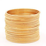 Indian Bangles Set 24 Dual Textured Bangles, Indian Jewelry, Bangles Bridal Bangles for Women, Indian Bangles, Bollywood Jewelry