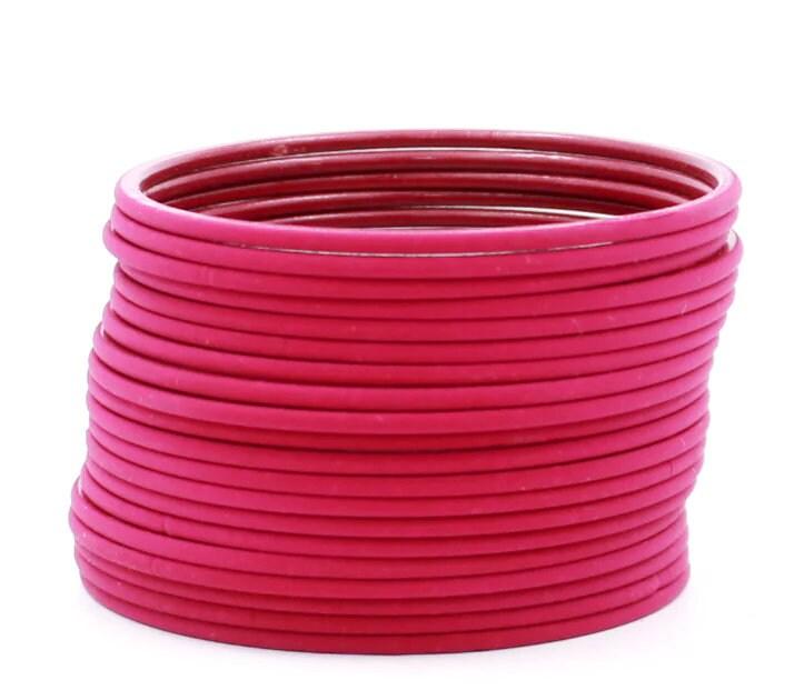 Indian Bangles Set 24 Plain Matte Textured Bangles, Indian Jewelry, Bridal Bangles for Women, Indian Bangles, Bollywood Jewelry