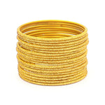 Indian Bangles, 24 Glitter Flat Shape Bangle Set , Indian Jewelry, Bridal Bangles for Women, Indian Bangles, Bollywood Jewelry