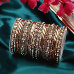 Indian gold bangles with different color bangles, Wedding bangles, bangle set, Festive color bangles, Indian bollywood jewelry