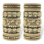 Beautiful Mirror work Silk thread Bangle Set, Wedding Jewelry, Bridesmaid Gift, Indian Wedding Bangle, Silk Thread Bangles with Flower kada