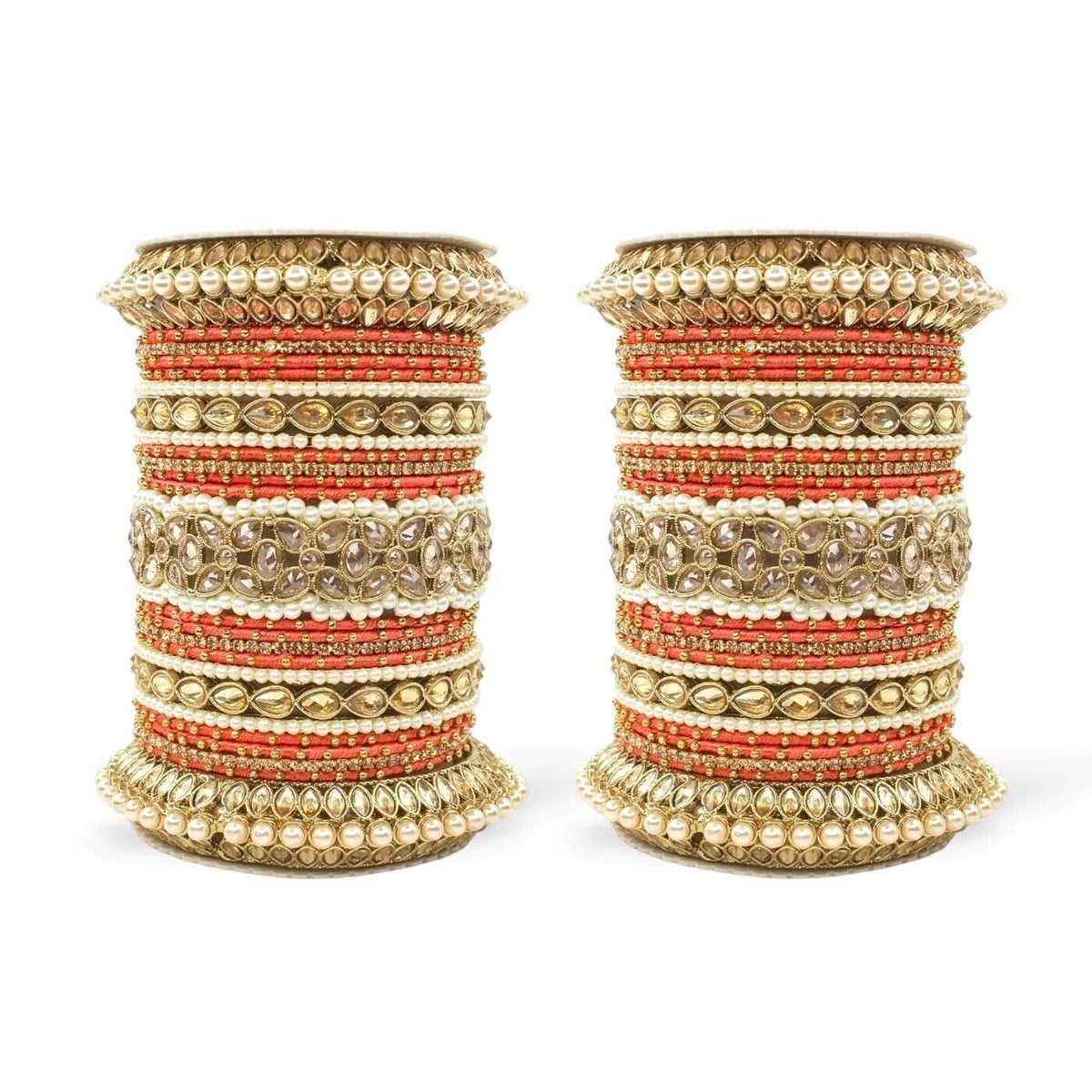 Bridal Punjabi Pacheli kada chuda set, Indian bangles pearls beaded chura, pakistani party wear eid stone work bangles, Indian Jewelry