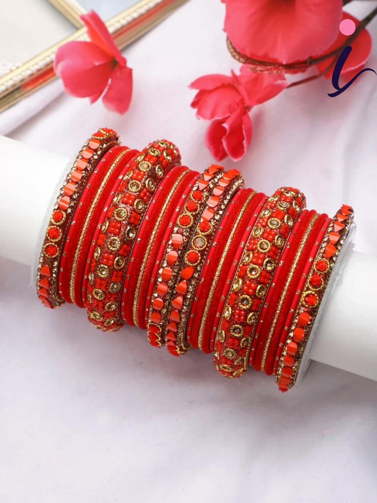 Traditional Lac Bangle Set for Women | Handmade Ethnic Bridal Bangles | Wedding, Party & Festive Wear Jewellery
