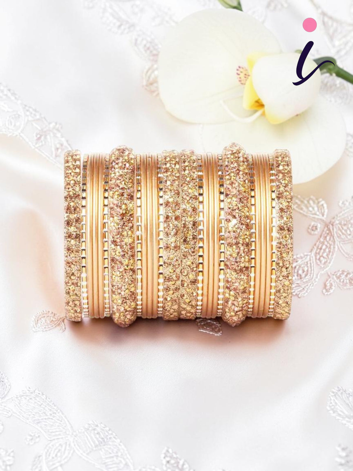 Indian Lac Stone Pattern Bangle Set | Traditional Indian Jewellery | Elegant Indian Bangles Set for Daily & Festive Wear