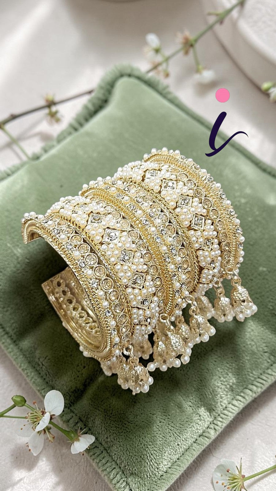 Indian Bridal Kundan Stone Work Bangle Chura Set for Women | Traditional Gold Plated Wedding Chura | Designer Bridal Jewellery