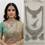 Royal Red Kundan Bridal Necklace Set – Timeless Heritage Jewelry for Weddings - Libasaa.com