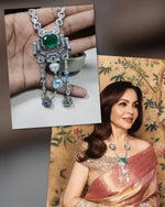 Luxury Bridal Diamond Long Necklace Set | High-End Indian Jewellery | Neeta Ambani Inspired Statement Indian Necklaces Set