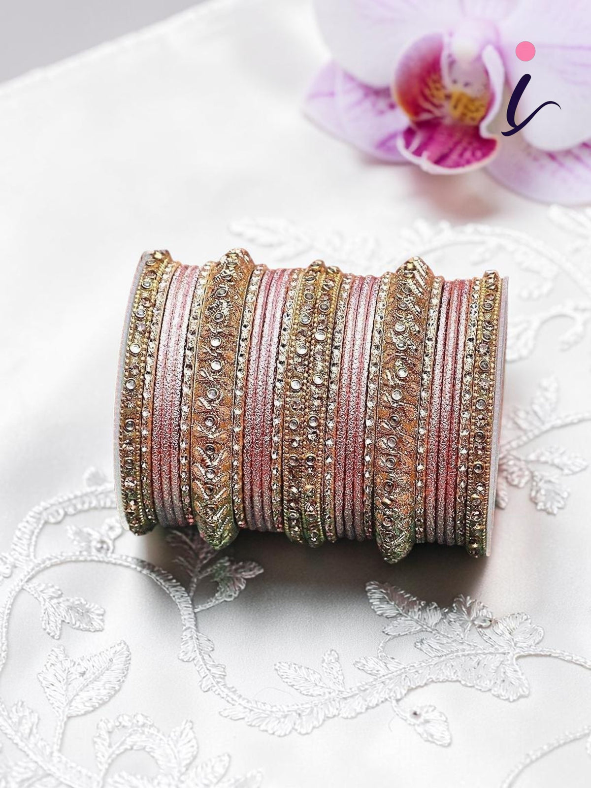 Kundan Stone Work Bridal Bangle Set, Traditional Indian Wedding Bangles, Designer Ethnic Jewelry for Women
