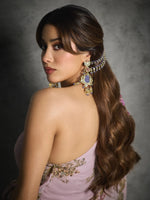 Exclusive Jahnvi Kapoor Inspired Kundan Polki Jhumki Earrings | Indian Jewellery Designer Bridal Earring Set | Traditional Indian Earring Set