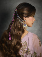 Exclusive Jahnvi Kapoor Inspired Kundan Polki Jhumki Earrings | Indian Jewellery Designer Bridal Earring Set | Traditional Indian Earring Set