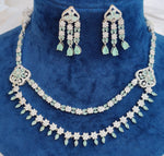 Lotus Flower Design AD Double Layer Choker Set | Kundan Jewelry | AD Jewelry | Indian Jewelry | Traditional Jewelry
