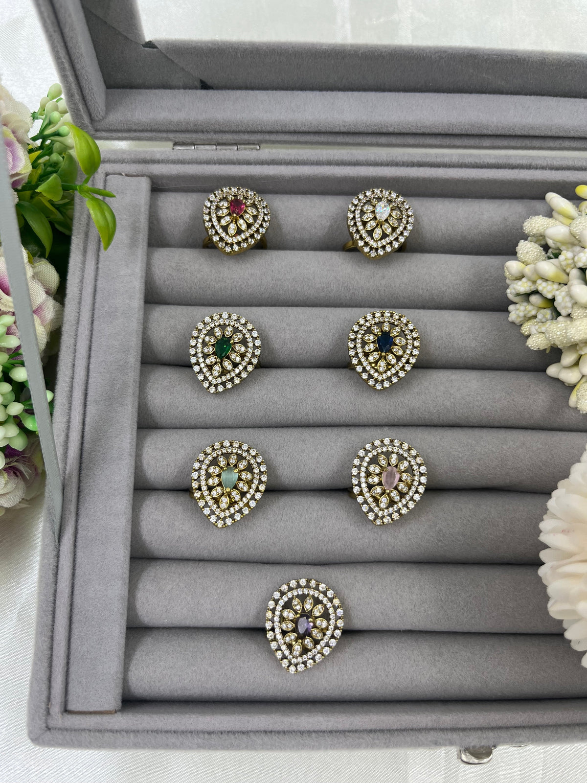 Sparkle Victorian AD Ring – Elegant Party & Bridal Jewelry