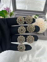 Regal Orb Victorian AD Ring – Statement Bridal & Party Jewelry