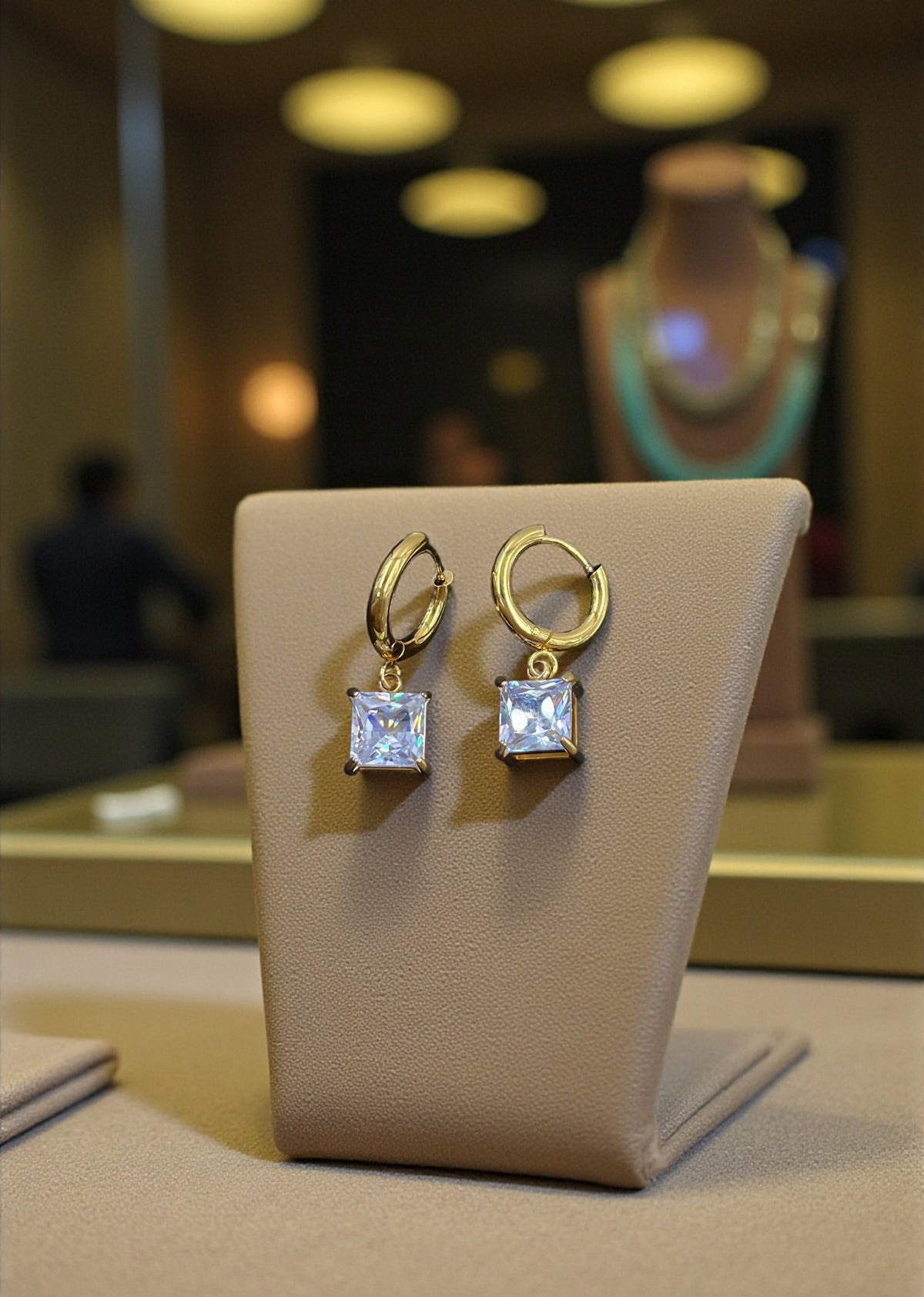 Gold-Plated Earring Set Skin-Friendly & Lightweight | Indian Jewellery Traditional Gold Plated Earning Set