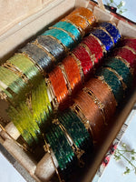 Indian New Kashmiri Ghunghroo Bangles with Raindrop Design |12 Color Combo Set Bridal Bangle Set | Traditional Indian Jewellery Bangles Combo Box Set