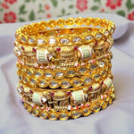 Rajsthani Meenakari Design Bridal Bracelet Kada Set For Wedding