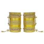 Indian Bangles, Indian Bangle Set, Bridal bangles, Traditional Brass Non Precious Metal Bangle Set For Women & Girls - Libasaa
