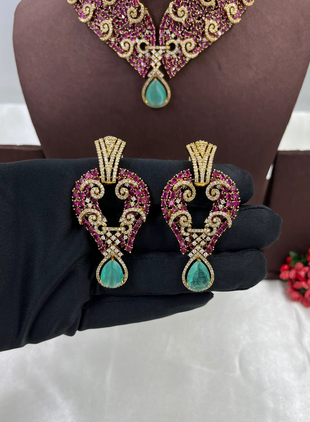 Premium Victorian Moissanite Necklace – Timeless Royal Elegance