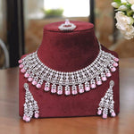 Punjabi Layered Bridal Choker Earrings Maangtika Set, Wedding Red Choker Earrings Mangtika Set, Indian Layer Jewelry Set, Pakistani Layered Red Jewelry Set, Bollywood Inspired Red Choker