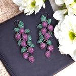 Floral Design Wedding Earrings For Bridal