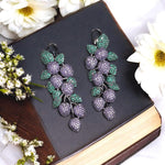 Floral Design Wedding Earrings For Bridal