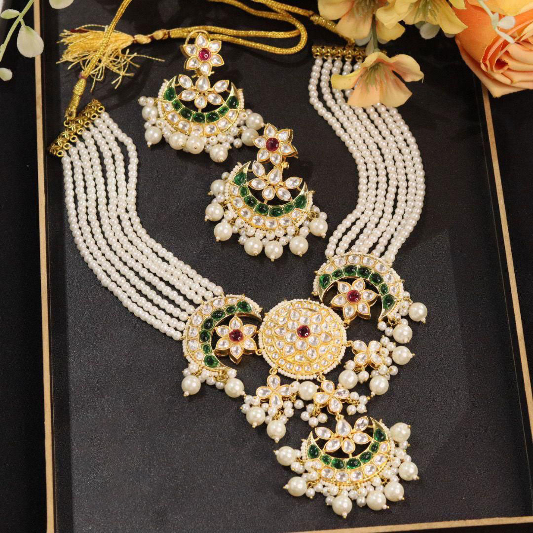 Premium Handcrafted Necklace Earrings Set A Touch of Luxury and Exclusive Design