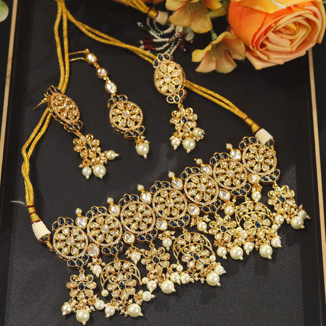 Elegant Americal Diamont Necklace Set for Brides Stunning Designs to Complement Your Wedding Dress