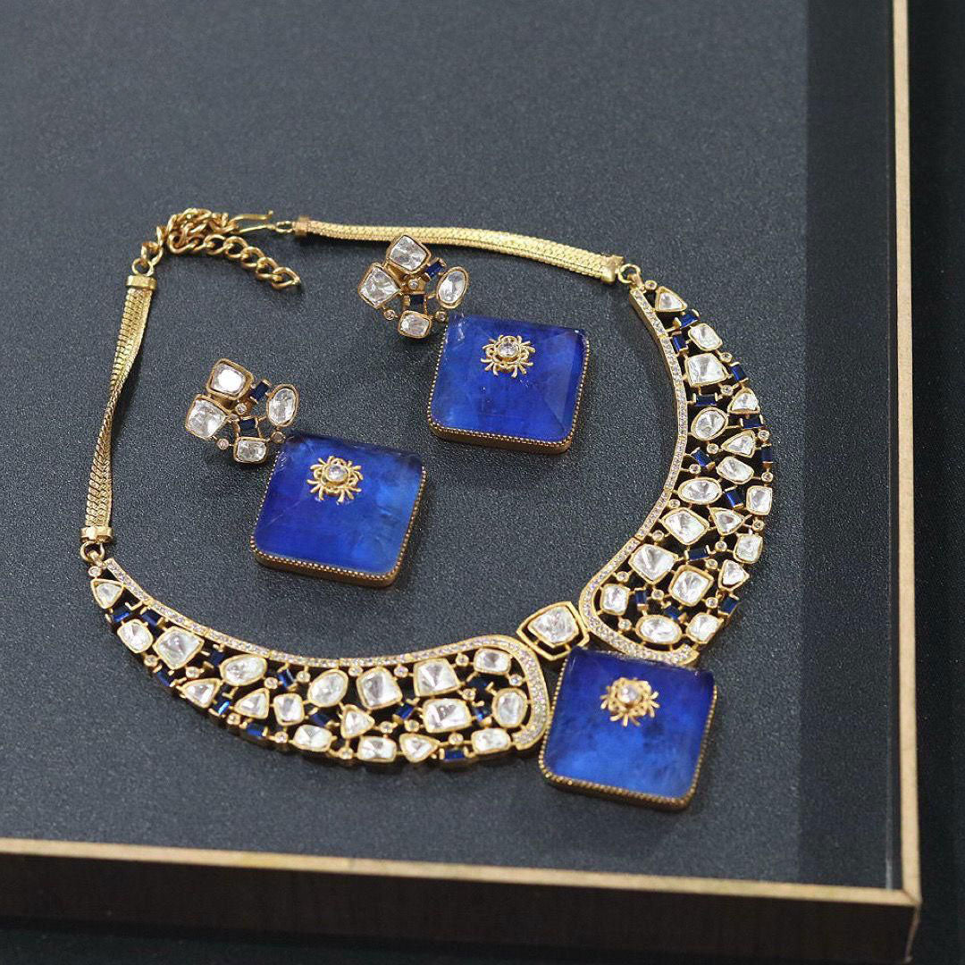 Pakistani Necklace Earrings Set Refined Elegance and Craft for a Luxurious Experience for women