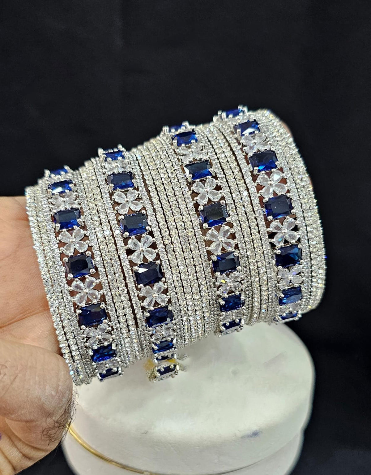 Stylish Bollywood bangle set blending Indian and Pakistani artistry perfect for enhancing any ethnic outfit