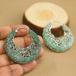 Filigree AD earrings Indian style handcrafted for traditional looks perfect for ethnic celebrations and parties