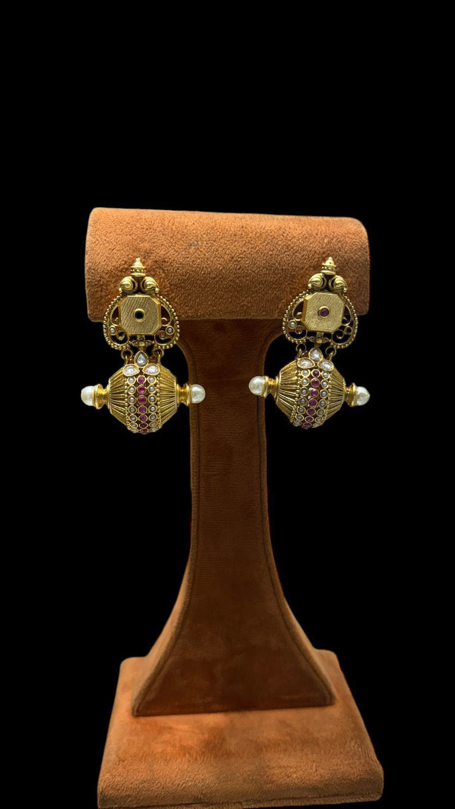 Handcrafted Indian tribal earrings for women with ethnic style perfect for a bold look at any cultural event