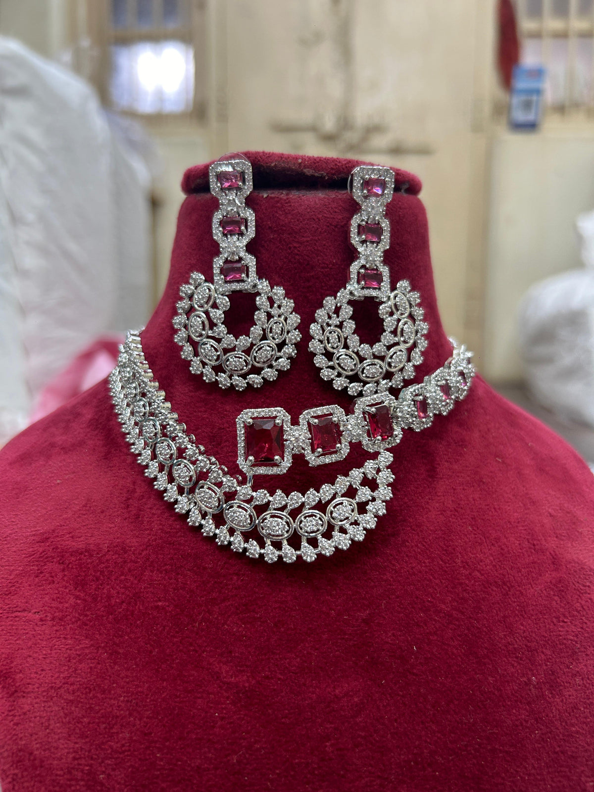 Premium Necklace Earrings SetLuxury Top-Tier Luxury with Exquisite Craftsmanship For women