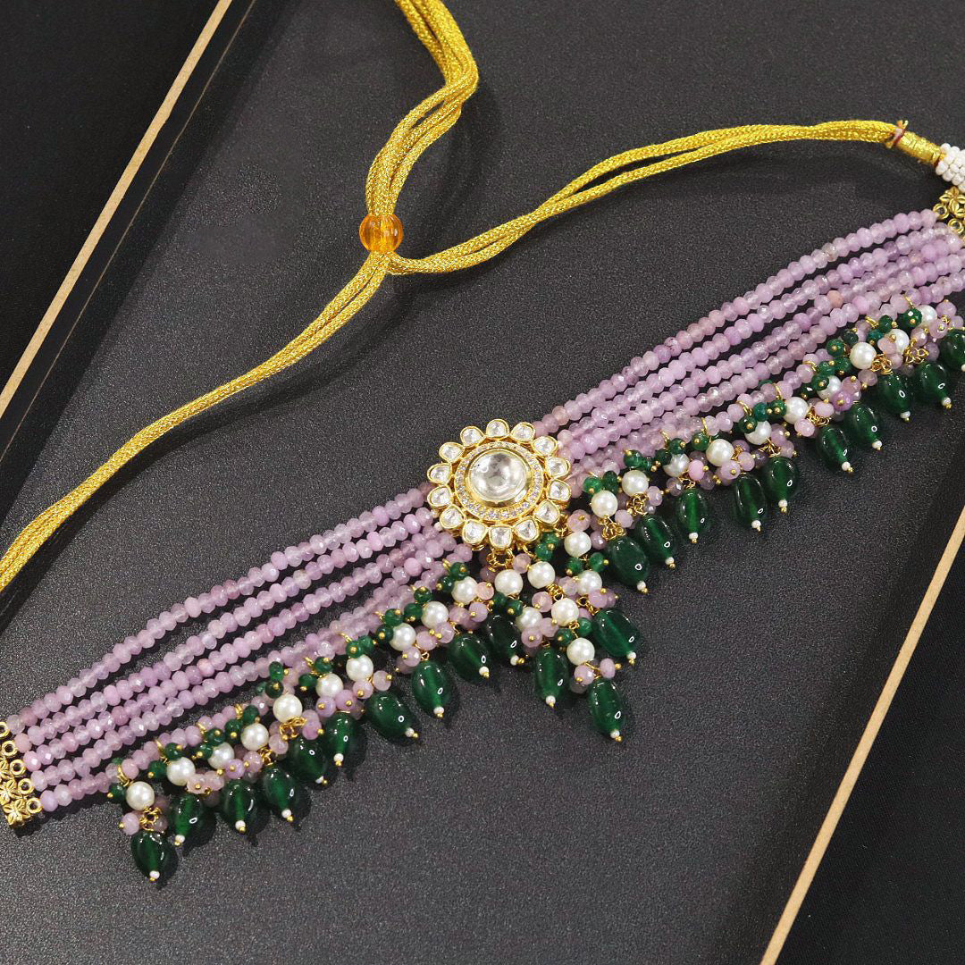 Bridal Rich Appearance Jewelry Necklace Traditional Indian Design Perfect For Weddings And Celebrations