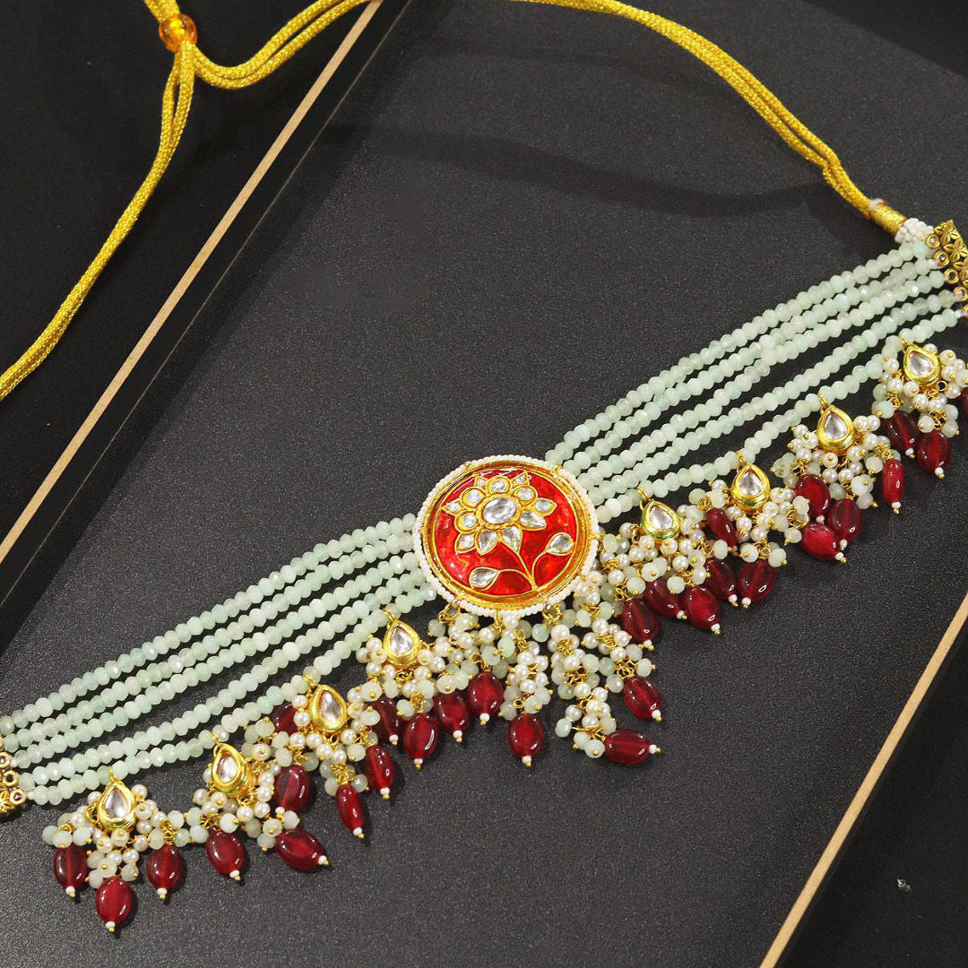 Festival Heritage Necklace Handcrafted with Premium Materials and Ethnic Style for a Unique Touch to Your Jewelry Collection