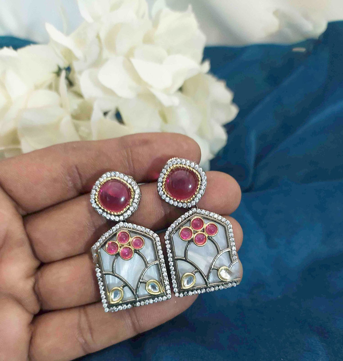 Home Inspired Earrings Design For Brides And Weddings Perfect MixOf Elegance And Tradition