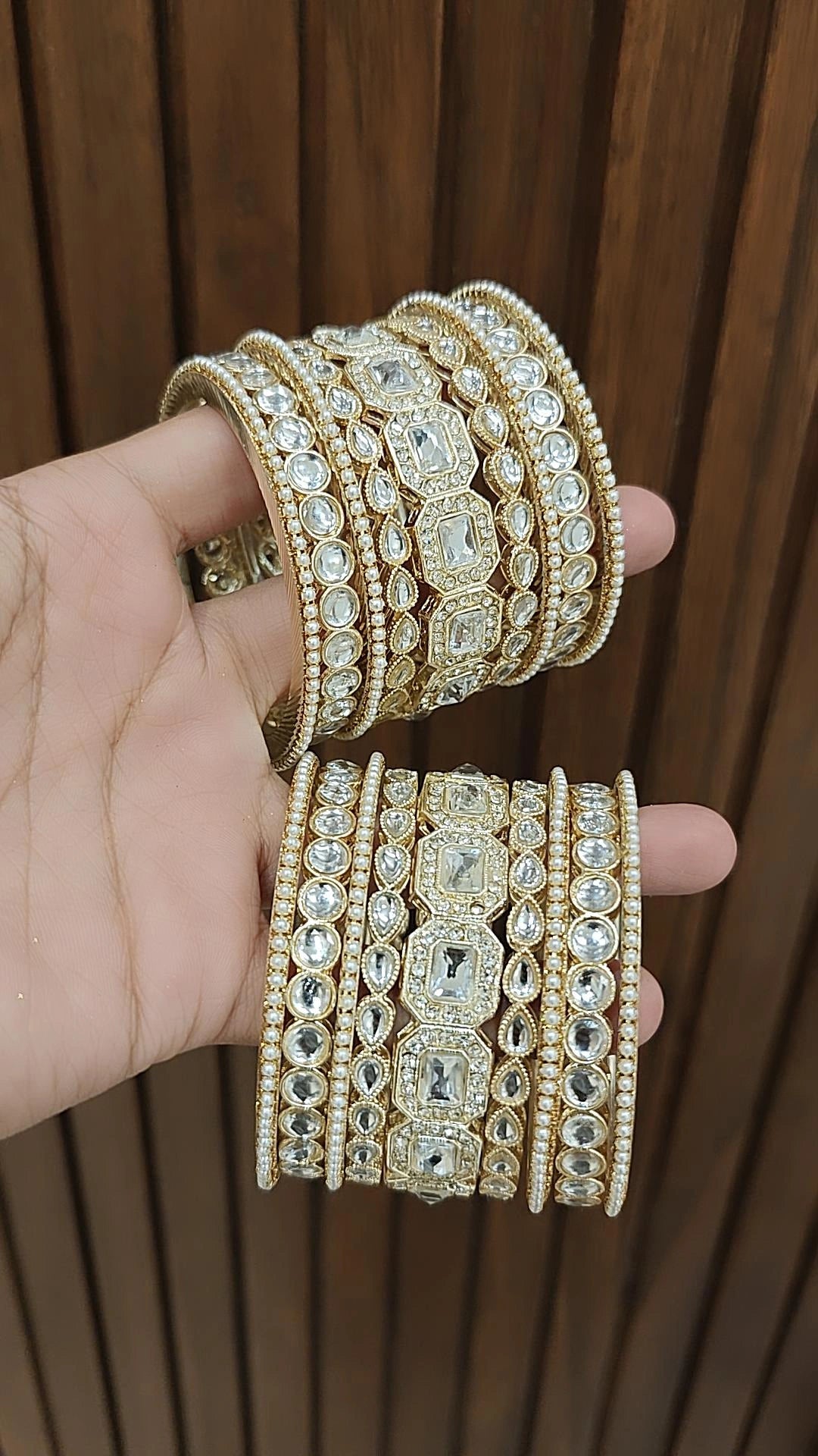 Premium Bollywood Wedding Bangales Pakistani Bridal Jewelry Set