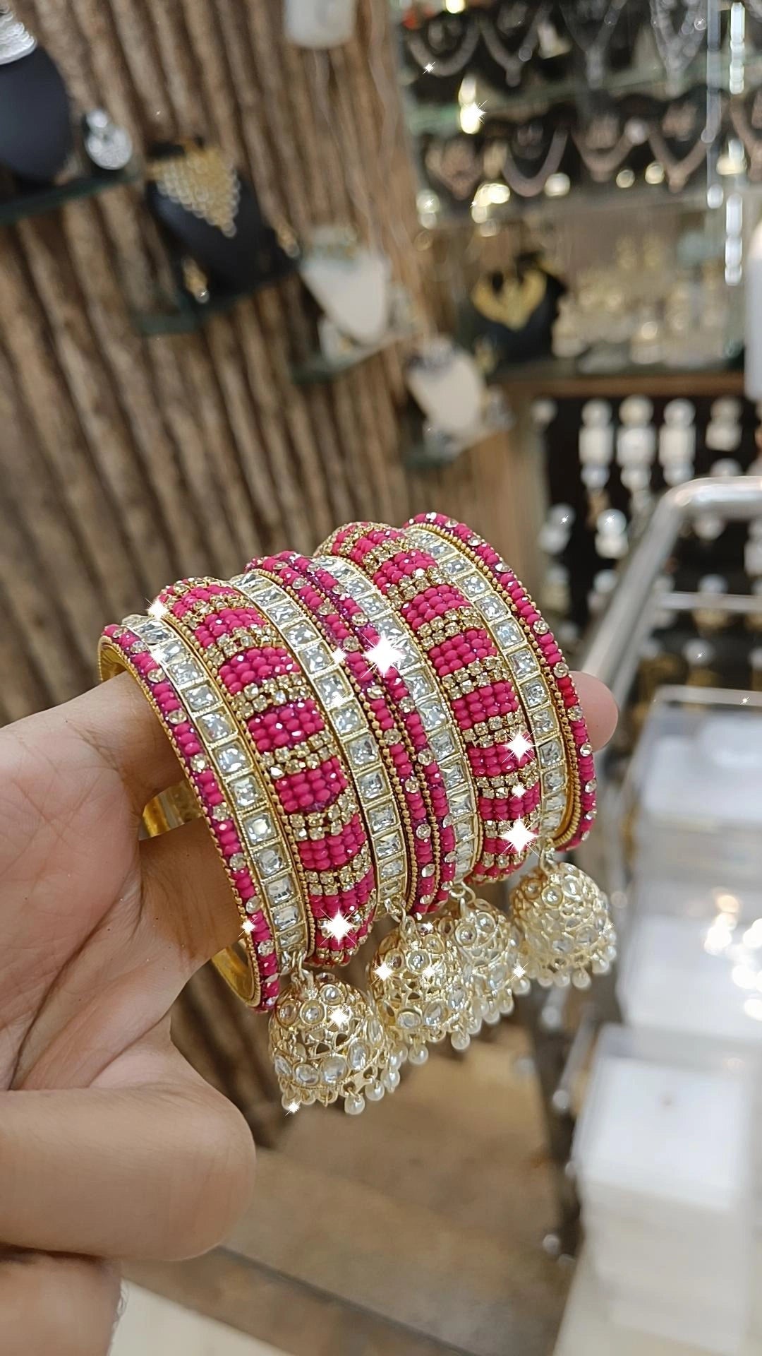 Weddings Bangle Bonanza Magic Jhumka Delight Bangles Set