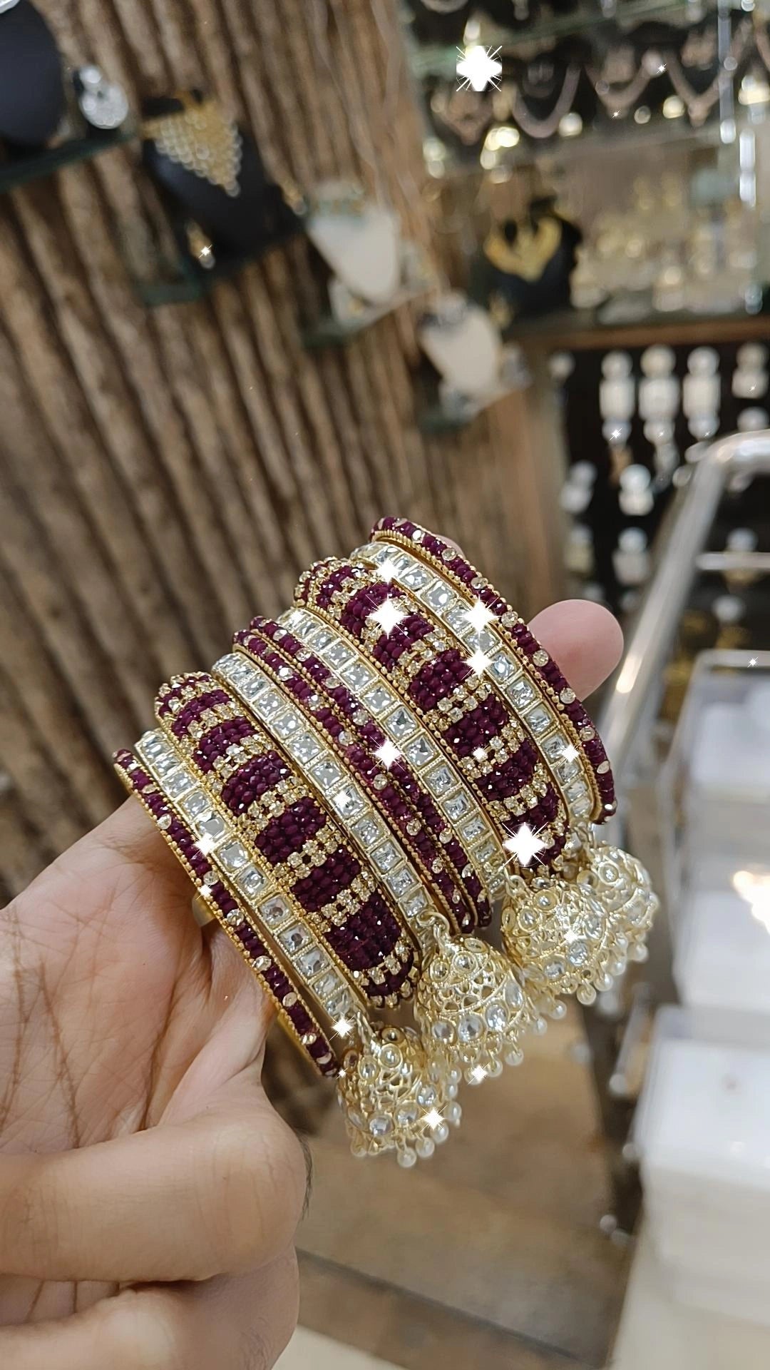 Weddings Bangle Bonanza Magic Jhumka Delight Bangles Set