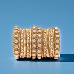 Traditional Rajasthani Bridal Chura with Pacheli Kada | Rajputi Wedding Bangles Set | Indian Bridal Jewelry
