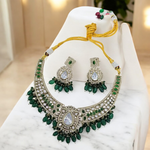 Premium Designed AD Wedding Necklace Jewellery Set, Premium AD Necklace Earrings, Premium CZ Earrings Set, Premium Indian AD Jewellery, Premium Bridal Necklace Earrings Set, Premium CZ Pakistani Jewelry