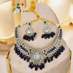 Premium Designed AD Wedding Necklace Jewellery Set, Premium AD Necklace Earrings, Premium CZ Earrings Set, Premium Indian AD Jewellery, Premium Bridal Necklace Earrings Set, Premium CZ Pakistani Jewelry